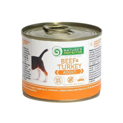 cibo per cani nature's protection adult beef and turkey -