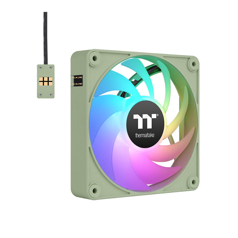 ventole 140x140 thermaltake per pc ct140 ex argb sync 14cm verde