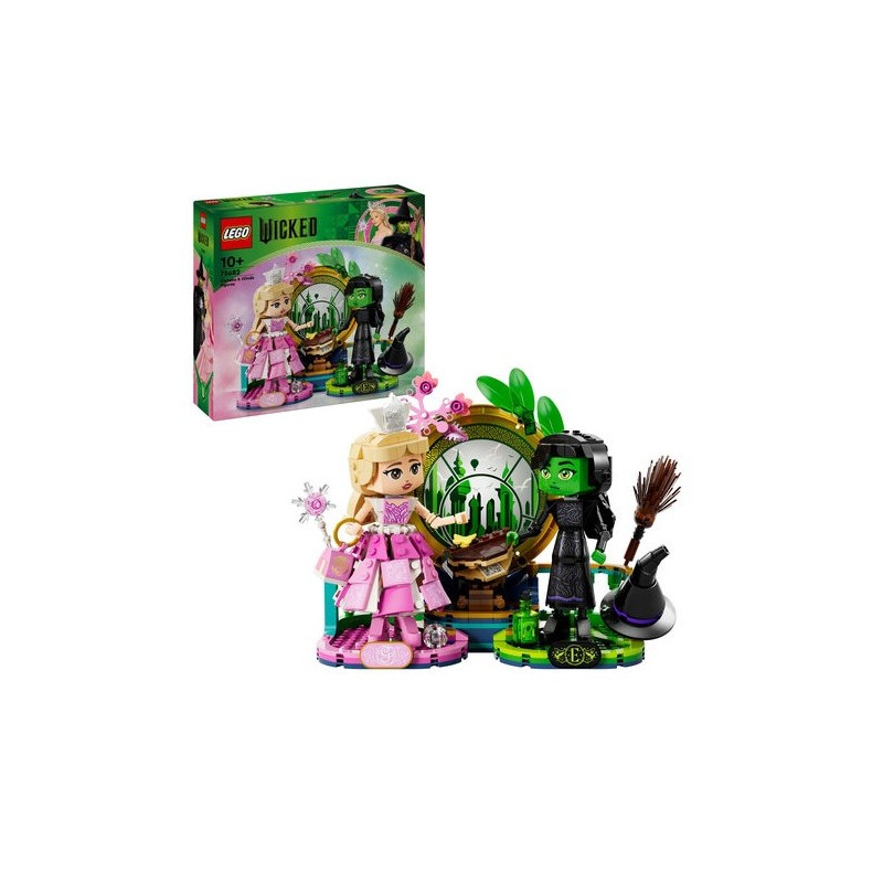 lego elphaba e glinda multicolore 558pz [75682]