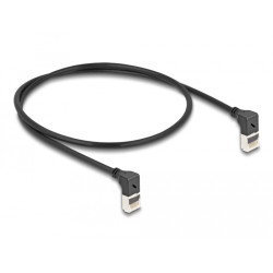 cavo di rete patch delock rj-45 cat6a s/ftp 0.5m nero [80280]