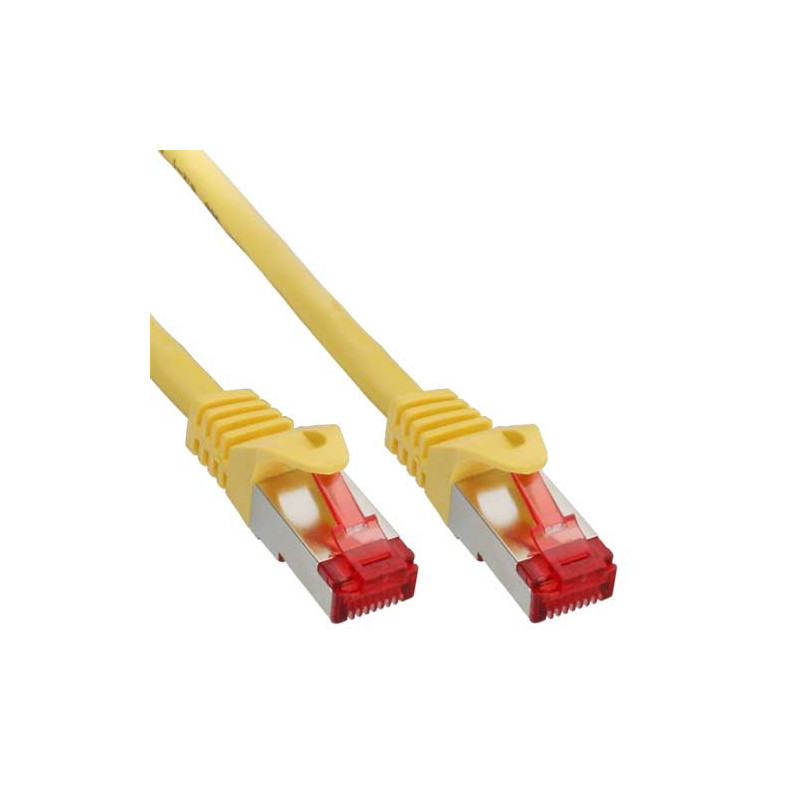 Inline cavo patch per rete dati lan cat.6, 2x rj45, doppia schermatura