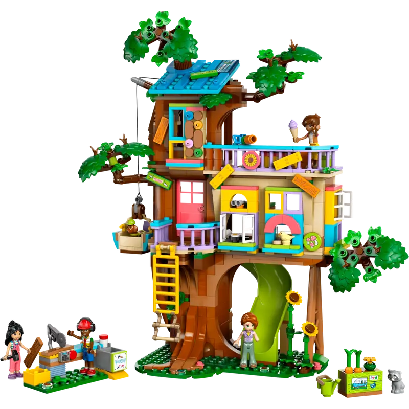 lego friends 42652 casa sull'albero dell'amicizia 701pz multicolore