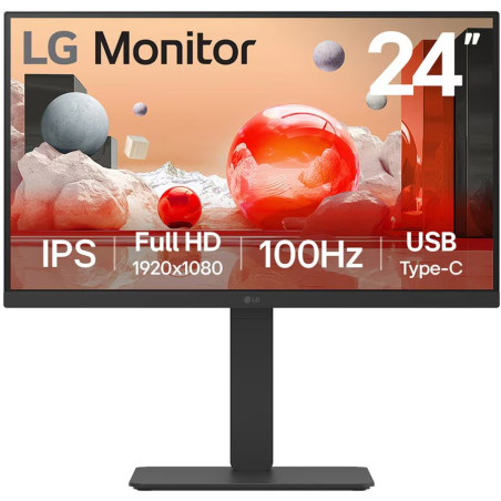 monitor led 23.8'' lg 24ba650-b.aeu full hd 1920x1080/5ms/classe