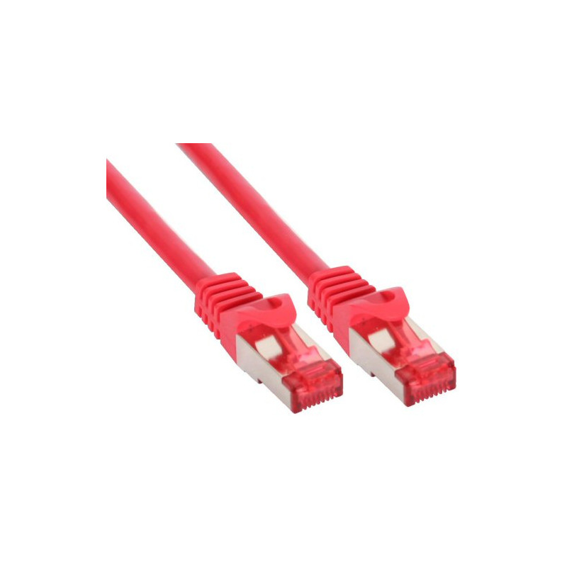 Inline cavo patch per rete dati lan cat.6, 2x rj45, doppia schermatura