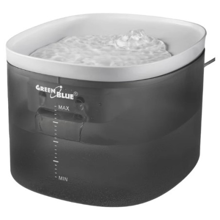 abbeveratoio automatico per animali greenblue gb392 3l grigio [ajmclmpoidgb392]