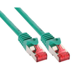 Inline cavo patch per rete dati lan cat.6, 2x rj45, doppia schermatura