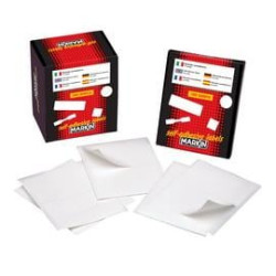 Etichette markin adesiva c/502 rosso 100 fogli (8 etichette 105x72mm)