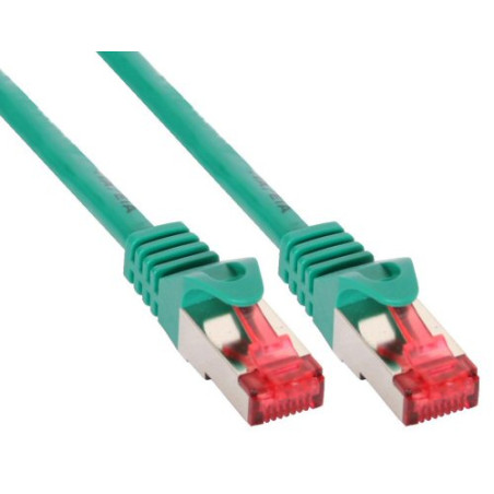 Inline cavo patch per rete dati lan cat.6, 2x rj45, doppia schermatura