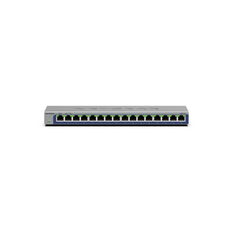switch netgear prosafe gs116v3 non gestito 16 porte 100/1000 mbps