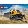 set di costruzione lego city 60466 bulldozer giallo con ruspa frontale