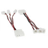 Inline cavo riduttore tensione alimentazione ventole da 12v a 3x