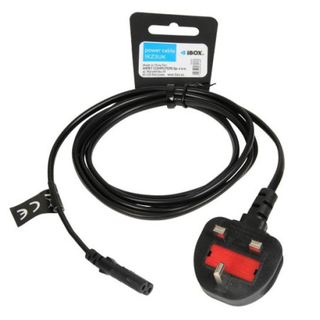 cavo alimentazione ibox 1.8m nero [ikz2uk]