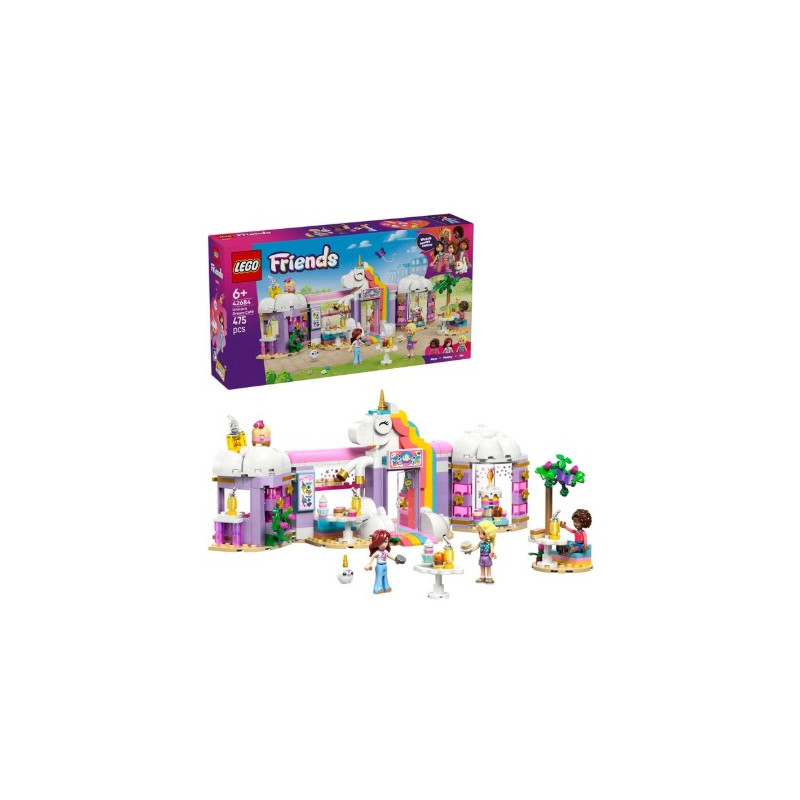 set di gioco lego friends 42684 unicorn dream cafe' multicolore