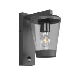 applique da parete trio cavado e27 40w ip44 da esterno con sensore