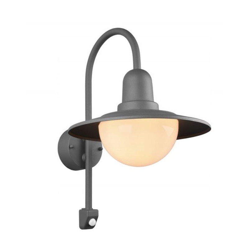 applique da parete a led trio norman ip44 40w 230v da esterno con