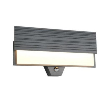 applique da parete a led trio lighting mariza da esterno con sensore