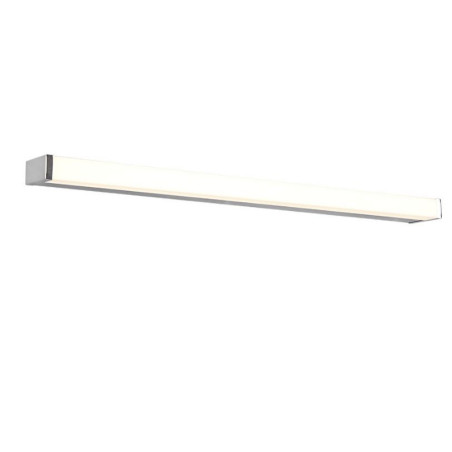 lampada da parete trio fabio per bagno 12w 1400lm 3000k ip44 cromo/bianco