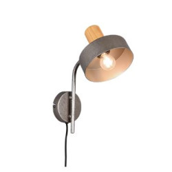 applique da parete trio gaya 10w e14 nichel [209500167]