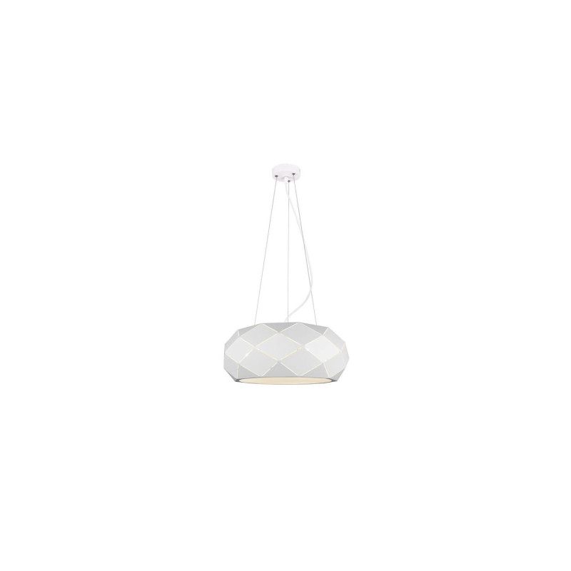 lampada da soffitto trio zandor 3xe27 25w ip20 bianco opaco [303500331]