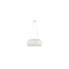 lampada da soffitto trio zandor 3xe27 25w ip20 bianco opaco [303500331]