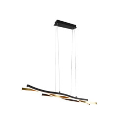 lampada da soffitto trio blaze led 35w 4300lm 2300+3000+4000k ottone