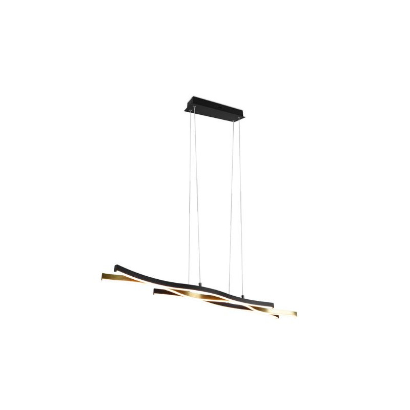 lampada da soffitto trio blaze led 35w 4300lm 2300+3000+4000k ottone