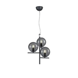 lampada da soffitto trio pure 3xe14 28w ip20 anthracite [302000342]