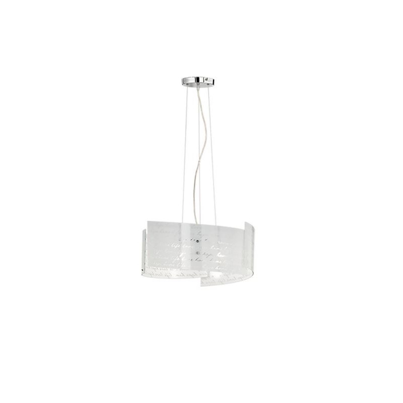 lampada da soffitto trio signa 3xe27 40w ip20 50cm bianco [302500301]