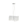 lampada da soffitto trio signa 3xe27 40w ip20 50cm bianco [302500301]