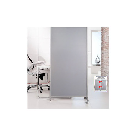 Parete divisoria serena group 80x40x170cm grigio chiaro [wal804017g]