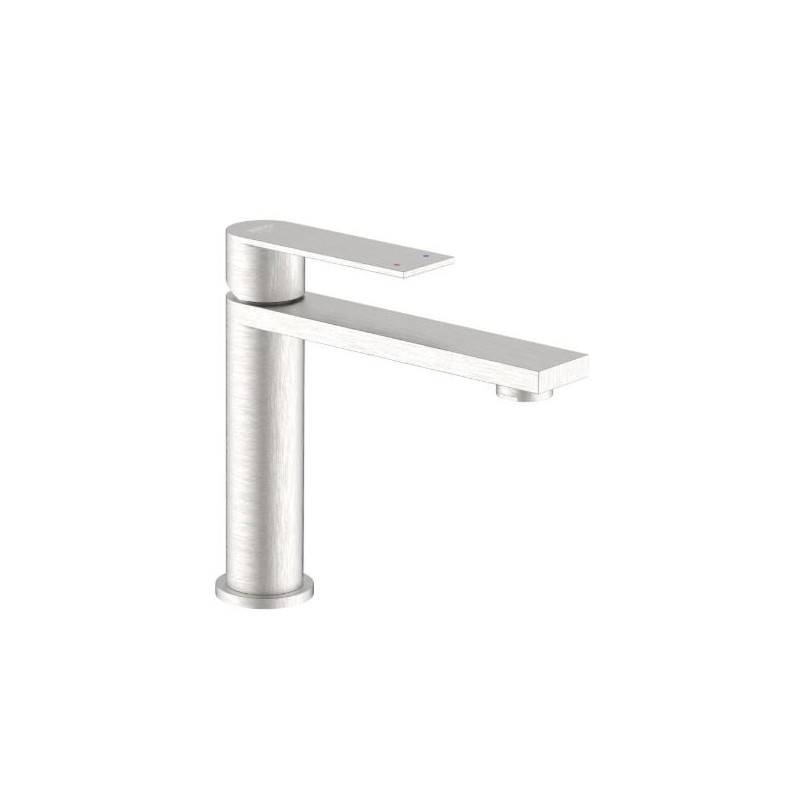 miscelatore lavabo idro bric scarub1500ac solar spazzolato argento