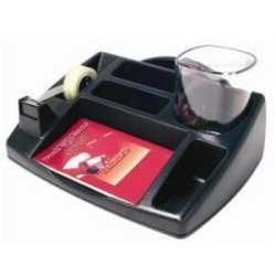 portaoggetti scrivania arda nero opaco [4121n]