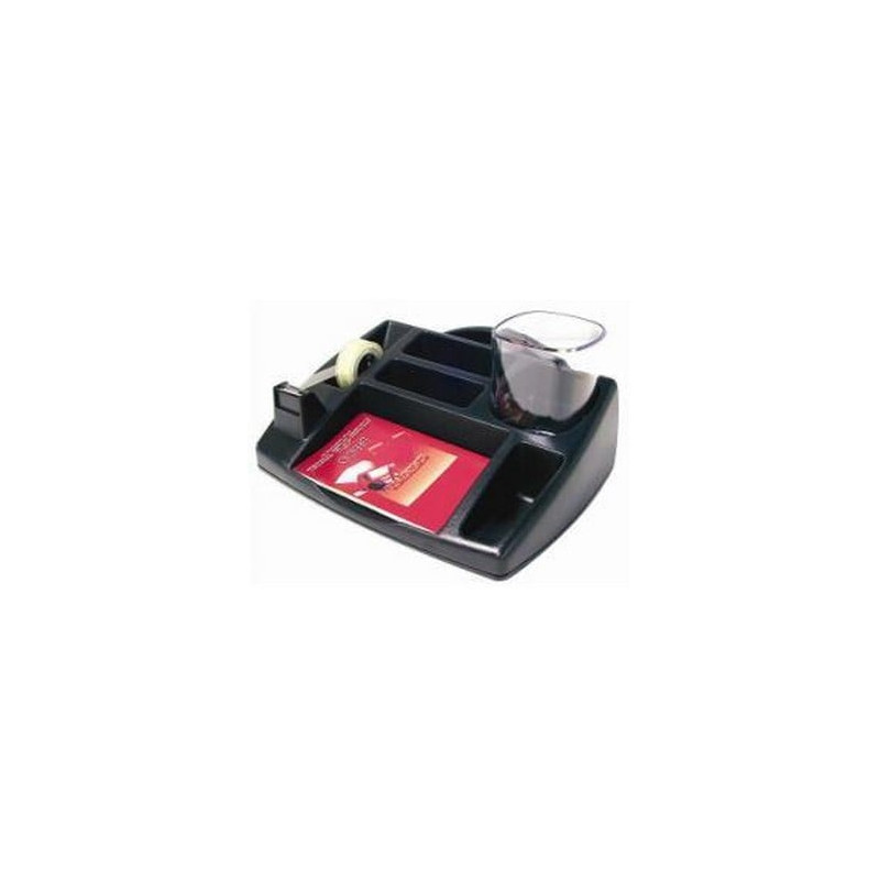 portaoggetti scrivania arda nero opaco [4121n]