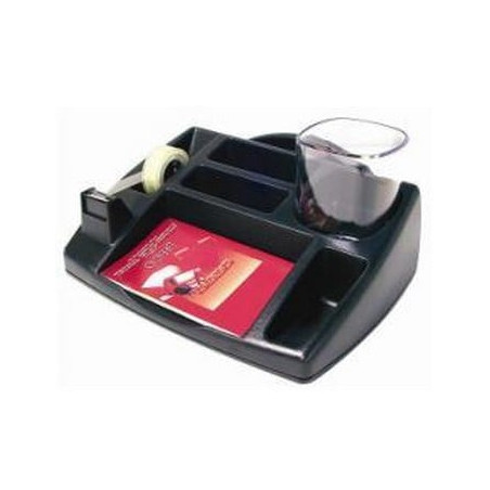 portaoggetti scrivania arda nero opaco [4121n]