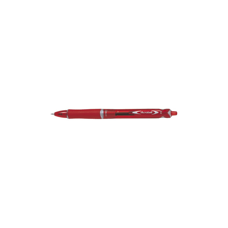 penna sfera scatto acroball plastic 0.7mm rosso begreen pilot [040312]
