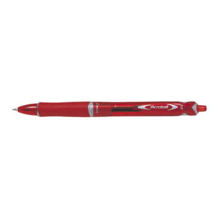 penna sfera scatto acroball plastic 0.7mm rosso begreen pilot [040312]
