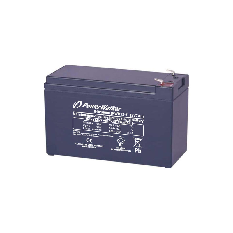 batteria per gruppo di continuita' bluewalker pwb12-7 vrla