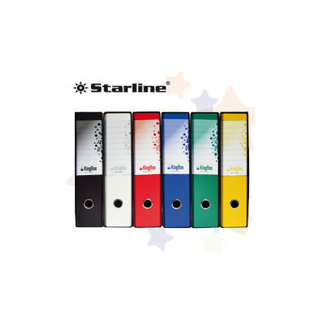 registratore starline kingbox dorso 8cm f.to protocollo - colore