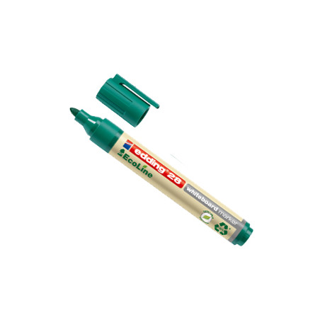 marcatore verde per lavagne bianche edding 28 ecoline tratto 1,5
