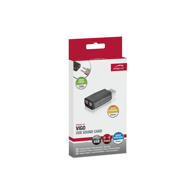 scheda audio esterna speedlink vigo soundcard [sl-8850-bk-01]