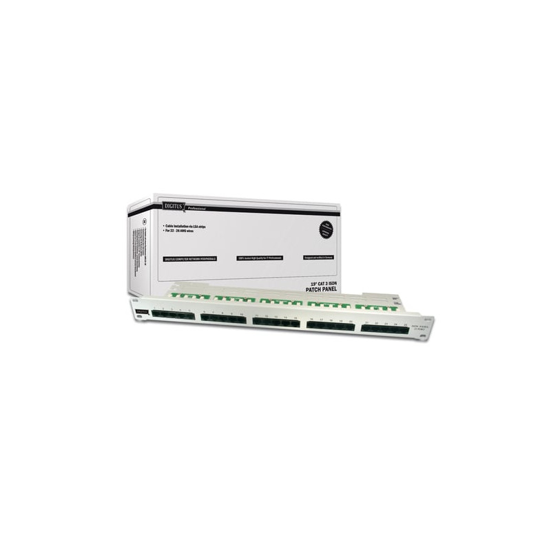 pannello patch digitus isdn 25port rm [dn-91325-1]