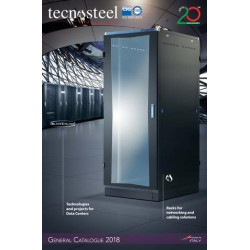 coppia di montanti posteriori teconosteel 19" - 43u [f8736]