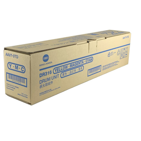 tamburo konica minolta dr316 105000 ciano/magenta/giallo [aav70td]