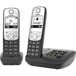 telefono cordless gigaset pro a690 a duo nero [l36852-h2830-b101]