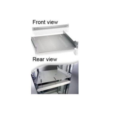 ripiano fisso tecnosteel 2u 600x470 4 montanti grigio [f9100]