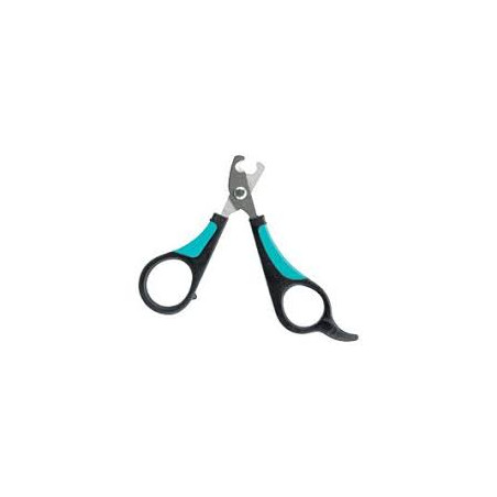 trixie 2373 pet grooming scissors black gray