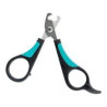 trixie 2373 pet grooming scissors black gray