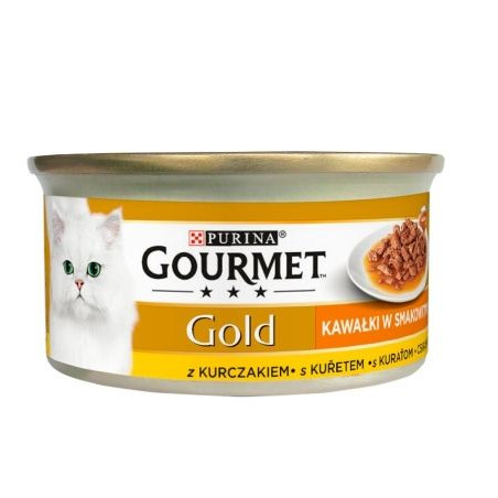 mangime purina nestle gourmet gold pezzi in salsa di pollo salata