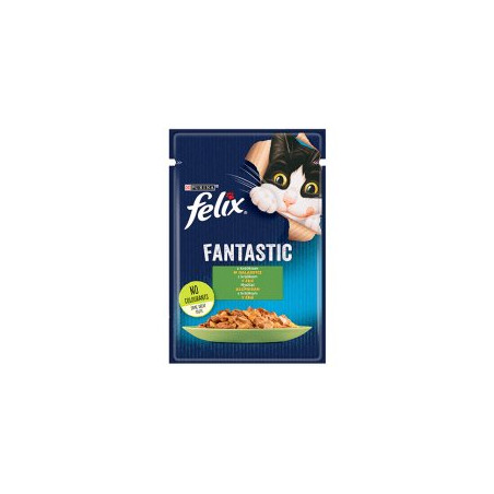 mangime felix fantastic coniglio in gelatina 85g per gatti