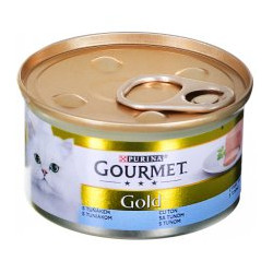 mangime completo purina nestle gourmet gold mousse al tonno per gatto